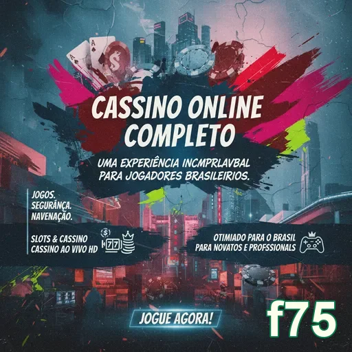 A imagem do f75 mostra um cassino online com foco em serviços VIP.