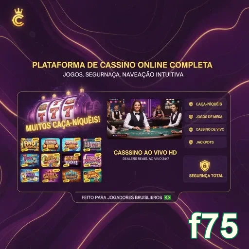 Tela de cadastro ágil na plataforma f75, destacando dealers ao vivo.