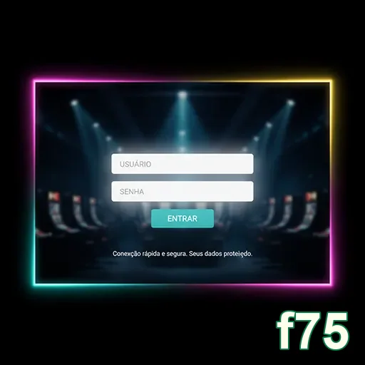 Login seguro para jogos no f75 com dealers ao vivo.