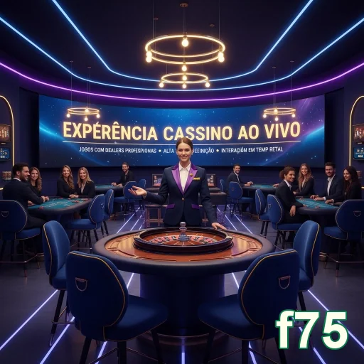 Dealer profissional no cassino online f75 em ambiente VIP.