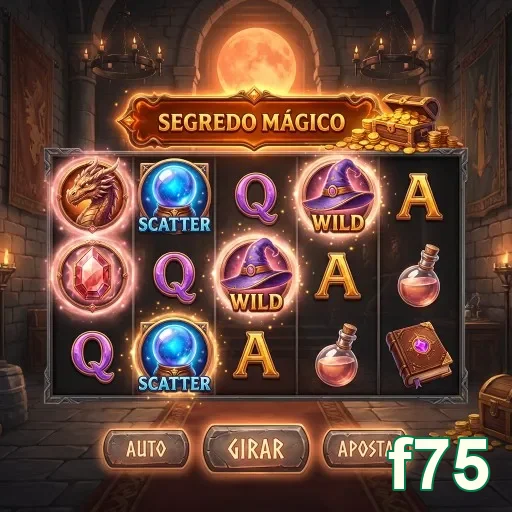 Tela do jogo 'Segredo Mágico' no cassino f75.