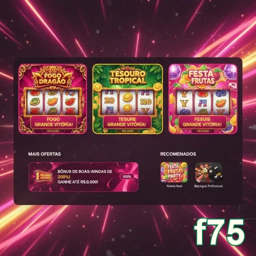 Jogos de slot VIP da f75 com animações vibrantes.
